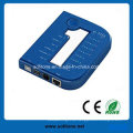 Cable Tester para cabo RJ45 / Rj11 / USB / 1394, estilo novo